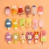 Juguete de comida en miniatura simulado, accesorios de helado de resina, materiales para manualidades DIY de pegamento de crema, accesorios de decoración de dibujos animados mixtos