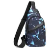 Em estoque bolsa de peito masculina bolsa de cintura bolsa crossbody fone de ouvido multifuncional bolsa de ombro de viagem bolsa de negócios casual