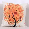 Almohada de lino Suministro Chongyi Almohada de lino Sin relleno Árbol de la vida Imagen Impresión digital Decoración de lino Venta al por mayor