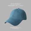 Boné de Beisebol Unissex Round Face Big Face Wearable Big Head Soft Top Cap All-Match