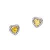 Pendientes de Corazón de las Doce Constelaciones Aguja de Plata de Ley S925 Joyería para Perforación de Oreja Aleación de Titanio en Stock Transfronterizo