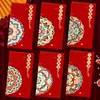 2027 Año del Cordero Sobre Rojo Hojuelas Doradas Escarchado Creativo Dibujos Animados 3D Zodiaco Cien Yuan Mil Yuanes Sobre de Dinero de la Suerte Bolsa de Sobre Rojo de Año Nuevo