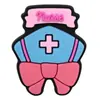 Acessórios de Joia da Série de Desenhos Animados de Enfermagem Transfronteiriça Broche Decorativo Plano Acessórios para Mala DIY Patch Decorativo Médico de Borracha Macia