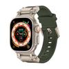 Adecuado para Apple Watch 9 10 11 Explorer Correa de Acero Inoxidable TPU Pulsera iWatch Ultra 49mm
