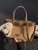 Bolso tipo cubo tote retro casual versátil para mujer, nuevo estilo 2026, de alta calidad, elegante bolso de hombro, bolso cruzado de moda