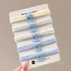 Elásticos de Cabelo em Caixa 2025 Novo Estilo Elásticos para Mulheres, Alta Elasticidade Cordas de Cabelo Duráveis, Acessórios de Cabelo para Rabo de Cavalo Alto, Faixas de Cabelo