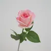 Flor Artificial Personalizada Kate Rose Ramo Único Rosa Toque Úmido Rosa Arranjo de Flores para Casamento Buquê de Noiva