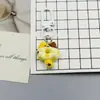 Chaveiro Pingente Donut de Gato Divertido Desenho Animado Charme para Bolsa Casal Melhor Amigo Presente Acessórios Atacado