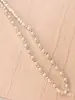 Perlas Finas Rosas y Rojas con Pedrería, Cadenas de Cristal, Accesorios para Joyería DIY, Accesorios Decorativos Hechos a Mano, Accesorios para el Cabello
