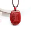 Pendente Guan Yu Ouro Roxo Areia Paz e Prosperidade Pingente de Colar de Cinábrio Fábrica Atacado Fornecimento ao Vivo S2070113