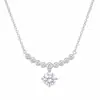Colgante de Diamante Moissanita Nuevo Verano 2026 Exquisito y Sofisticado Nicho Versátil Anillo de Diamante Compacto y Lujoso