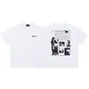 Verano Nuevo Erd Rico Segunda Generación Retrato Graffiti Casual Camiseta de Manga Corta para Hombre y Mujer Wdw Holgada Americana High Street Camiseta