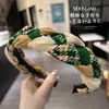 Faixa de Cabelo Popular na Internet 2024 Nova Coreia do Sul Estilo Acadêmico Francês Retrô Faixa de Cabelo Xadrez Torcida Grampo de Pressão Grampo de Cabelo Grampo de Cabelo