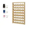Estante de almacenamiento de madera, estante plegable para carretes, hilo de coser, bobina de cera, estante de almacenamiento de hilo, estante de madera para pelucas