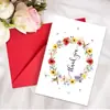 Selección de Colección de Tarjetas de Agradecimiento, Juego de Tarjeta de Felicitación con Sobre, Mensajes Escritos a Mano, Bendiciones, Tarjetas Plegables con Texto