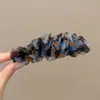 Accesorio para el Cabello Semirecogido Estilo Nuevo 2026: Pinza de Plátano de Malla, Pinza de Garra Francesa con Lazo Negro, Pinza para el Cabello de Lunares para la Parte Posterior de la Cabeza