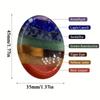 Piedra de descompresión colorida de cristal natural para pulgar, placa de masaje con forma de pulgar, de gran venta transfronteriza.