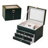 Caja de Joyería con Ventana Transfronteriza, Caja de Almacenamiento de Joyería Multifuncional de Cuatro Niveles de Gran Capacidad, Caja para Joyería de Collares, Aretes, Pulseras