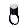 Anillo de tatuaje cantonés Taza Esponja de plástico color emulsión Taza Suministros de tatuaje desechables Anillo de esponja para apoyo de dedos Taza