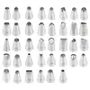 Boquilla decorativa lisa Spot 304 calibre 25/30/35MM herramientas para pasteles de acero inoxidable suministros de cocina para hornear DIY