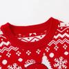 Nuevo Suéter Rojo Navideño de Otoño e Invierno Europeo y Americano de Amazon para Niños y Niñas, Suéter de Punto para Bebé