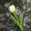 Flor Artificial Pu Tulipa Toque Hidratante Flor Artificial Buquê Galho Alto Fotografia Foto Buquê de Flores Tulipa Grande