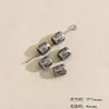 Prata Três Cores Oca Dupla Felicidade Alienígena Fio de Contas Pequeno para Vaso String Colar DIY Feito à Mão Contas Espaçadoras Acessório de Joia Materiais