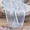 Flor de Cinta Coreana Material Ropa Boda Brillante Seda Suéter Organza Estampada Color Lateral Doble Oreja Lateral Hilo de Nieve Cinturón
