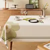 Mantel Estilo Ins Impermeable y a Prueba de Aceite Mantel Sin Lavado Sensación de Lujo Ligero Gama Alta Nuevo 2026 Mantel Rectangular de PVC para Mesa de Café