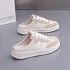 Sapatos Brancos da Moda para Mulheres 2026 Verão Novos Tendência Respiráveis Populares Planos Casuais Chinelos para Mulheres Hl-706