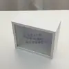 Porta-Retrato 3D Oco com 10cm de Profundidade, Luz LED e Vidro Temperado Deslizante para Exibição de Modelos DIY
