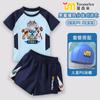 Tobao Warrior Roupa de Banho Infantil Meninos Shorts de Banho Divididos Verão Proteção Solar para Meninos Secagem Rápida Roupa de Treino Estilo Moderno