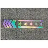 Pegatinas Reflectantes de Flecha para Cubiertas Delanteras y Traseras de Motocicleta, Calcomanías Decorativas Modificadas, Pegatinas Personalizadas Creativas Impermeables y Resistentes al Sol