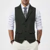 Chaleco de hombre de comercio exterior de Amazon con solapa, de un solo botón, para bodas, novios y padrinos de boda, se usa debajo de un traje como vestimenta formal