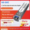 Módulos Ópticos SFP Gigabit e 10 Gigabit de Fibra Óptica Única e Dupla para Elétrico Transceptores de Fibra Óptica Compatíveis de 3Km-120Km para Transmissão de Alta Velocidade