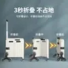 Carrito de compras transfronterizo, carrito de compras plegable ligero y portátil para uso doméstico, carrito con barra de tiro para exteriores, carrito de entrega de mercancías