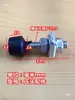 Abrazadera cabeza de goma negra, tornillo cabeza de goma pie de prensa, cabeza de goma para presser foot, cabeza de tornillo, accesorios horizontales