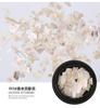 Japonês novo estilo manicure shell peça Internet jóias de celebridades Estilo japonês shell Stone Abalone Shell natural mão-polido jóias