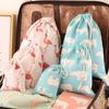 Bolsa de almacenamiento con cordón de algodón y lino de producción propia, bolsa para terminar ropa, bolsillo para guardar zapatos de viaje, bolsa para artículos diversos, bolsa para ropa interior