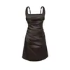 Atacado de Moda Feminina Transfronteiriça 2026 Nova Moda Vestido Curto de Alça de Espinha de Peixe de Alta Elasticidade