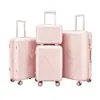 Conjunto de malas de viagem premium 24 polegadas, mala leve de grande capacidade com zíper e rodas universais, durável e resistente