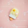 Paleta de Resina Corazón Artificial Helado Hebilla de Zapato Flor de Zapato Caja de Papelería Juguete de Comida DIY Accesorios de Joyería