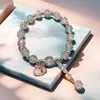 Atacado Pulseira Flor Explosão Margarida Super Fada Joias com Contas Pulseira Feminina de Alto Padrão Joia de Mão Transfronteiriça Pequenos Produtos de Yiwu