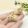 Dibujos Animados Super Mini Lindo Animal Terciopelo Animal Perro West Highland Colgante Llavero Cadena para Teléfono Móvil Accesorios de Joyería