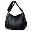 Bolso Nuevo 2023 para Mujer Color Sólido Casual Hombro Cruzado Bolso Cruzado Simple Versátil Bolso para Madres de Mujeres de Mediana Edad Gran Capacidad