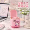 Lixeira de Mesa Original Cartoon Sanrio com Tampa Pop-Up, Cesto de Lixo para Estudantes e Escritório, Pequena Lixeira, Exclusivamente para Vendas Transfronteiriças