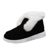Comercio exterior Amazon 2022 otoño e invierno Nuevos zapatos de algodón con felpa talla grande disponibles punta redonda casuales europeos y americanos para mujer