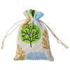 Bolsa de algodón estampada, 13 x 18 bolsitas, bolsa de algodón repelente de mosquitos de medicina herbal china, bolsa de embalaje para regalo de joyería