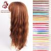 120cm26 cor colorida laser pendurado seda cabelo peruca wag orelha pendurada flash cor acessórios de cabelo
