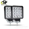 Luz de trabajo LED para coche, 4 pulgadas, 48 W, cuadrada, 16 lámparas, luz auxiliar, faro modificado, foco delantero